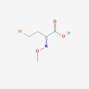 molecular formula C5H8BrNO3 B14193935 4-Bromo-2-(methoxyimino)butanoic acid CAS No. 850794-88-6