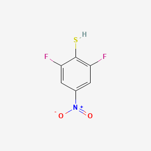 B1419394 2,6-Difluoro-4-nitrobenzene-1-thiol CAS No. 1181458-66-1