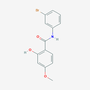 molecular formula C14H12BrNO3 B14193941 N-(3-Bromophenyl)-2-hydroxy-4-methoxybenzamide CAS No. 878140-24-0