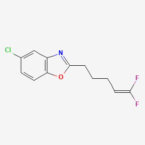 5-Chloro-2-(5,5-difluoropent-4-EN-1-YL)-1,3-benzoxazole