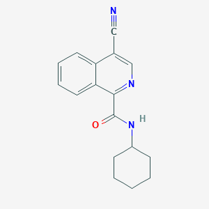 4-Cyano-N-cyclohexylisoquinoline-1-carboxamide