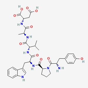 L-Tyrosyl-L-prolyl-L-tryptophyl-L-valyl-L-alanyl-L-aspartic acid