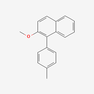 molecular formula C18H16O B14194004 2-Methoxy-1-(4-methylphenyl)naphthalene CAS No. 922511-70-4