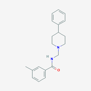 molecular formula C20H24N2O B14194005 3-Methyl-N-[(4-phenylpiperidin-1-yl)methyl]benzamide CAS No. 918408-28-3