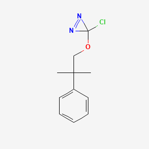 3-Chloro-3-(2-methyl-2-phenylpropoxy)-3H-diazirene