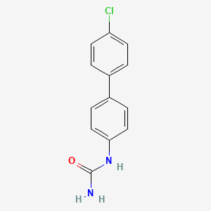 molecular formula C13H11ClN2O B1419404 1-(4'-氯联苯-4-基)脲 CAS No. 1033194-51-2
