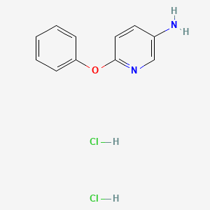 molecular formula C11H12Cl2N2O B1419405 6-苯氧基吡啶-3-胺二盐酸盐 CAS No. 1181458-67-2