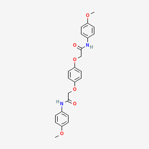 2,2'-[1,4-Phenylenebis(oxy)]bis[N-(4-methoxyphenyl)acetamide]