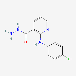 2-(4-Chloroanilino)pyridine-3-carbohydrazide