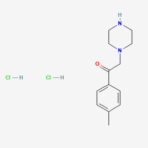 B1419417 1-(4-Methylphenyl)-2-(piperazin-1-yl)ethan-1-one dihydrochloride CAS No. 877858-51-0