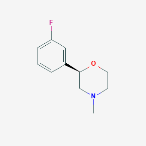 (2R)-2-(3-fluorophenyl)-4-methylmorpholine