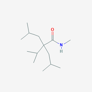 N,4-Dimethyl-2-(2-methylpropyl)-2-(propan-2-yl)pentanamide