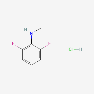 molecular formula C7H8ClF2N B1419422 2,6-二氟-N-甲基苯胺盐酸盐 CAS No. 1193390-17-8