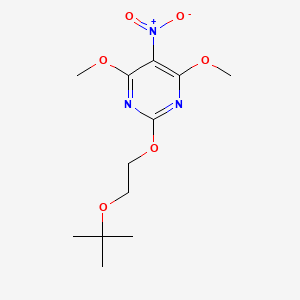 2-(2-tert-Butoxyethoxy)-4,6-dimethoxy-5-nitropyrimidine