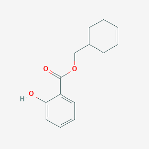 molecular formula C14H16O3 B14194227 (Cyclohex-3-en-1-yl)methyl 2-hydroxybenzoate CAS No. 837364-24-6