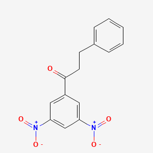 molecular formula C15H12N2O5 B14194277 1-(3,5-Dinitrophenyl)-3-phenylpropan-1-one CAS No. 832132-79-3