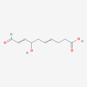 7-Hydroxy-10-oxodeca-4,8-dienoic acid