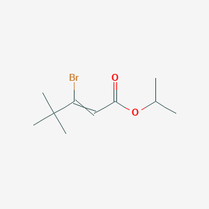 Propan-2-yl 3-bromo-4,4-dimethylpent-2-enoate