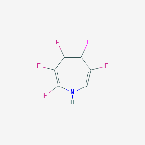 2,3,4,6-Tetrafluoro-5-iodo-1H-azepine