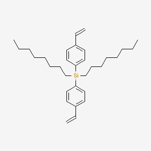 Bis(4-ethenylphenyl)(dioctyl)silane