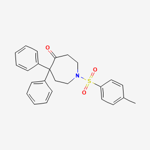 1-(4-Methylbenzene-1-sulfonyl)-5,5-diphenylazepan-4-one