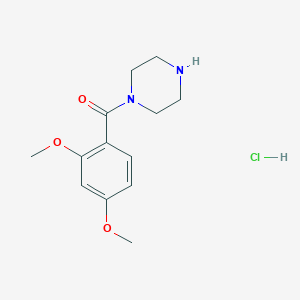 B1419436 1-(2,4-Dimethoxybenzoyl)piperazine hydrochloride CAS No. 1026767-54-3