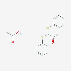 molecular formula C17H20O3Se2 B14194399 acetic acid;(2R)-1,1-bis(phenylselanyl)propan-2-ol CAS No. 834882-77-8