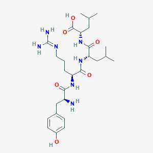 L-Tyrosyl-N~5~-(diaminomethylidene)-L-ornithyl-L-leucyl-L-leucine