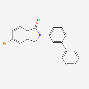 2-([1,1'-Biphenyl]-3-yl)-5-bromo-2,3-dihydro-1H-isoindol-1-one