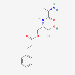 molecular formula C15H20N2O5 B14194420 L-Alanyl-O-(3-phenylpropanoyl)-L-serine CAS No. 921934-38-5