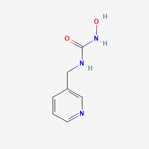 molecular formula C7H9N3O2 B14194451 N-Hydroxy-N'-[(pyridin-3-yl)methyl]urea CAS No. 919996-52-4