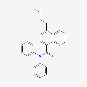 4-Butyl-N,N-diphenylnaphthalene-1-carboxamide