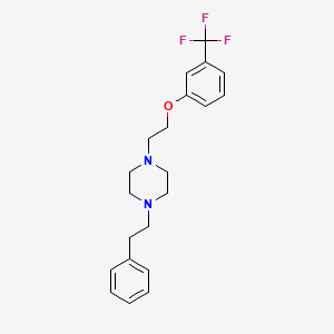 1-(2-Phenylethyl)-4-{2-[3-(trifluoromethyl)phenoxy]ethyl}piperazine