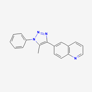 molecular formula C18H14N4 B14194475 Agn-PC-008nam CAS No. 864863-68-3