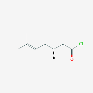 (3R)-3,6-dimethylhept-5-enoyl chloride