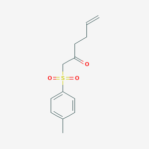 1-(4-Methylbenzene-1-sulfonyl)hex-5-en-2-one