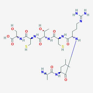 L-Alanyl-L-leucyl-N~5~-(diaminomethylidene)-L-ornithyl-L-cysteinyl-L-threonyl-L-cysteinyl-L-serine