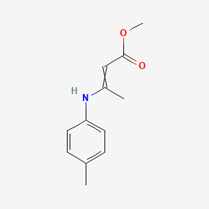 molecular formula C12H15NO2 B14194540 Methyl 3-(4-methylanilino)but-2-enoate CAS No. 920312-52-3