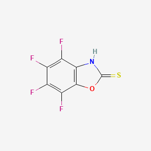 4,5,6,7-Tetrafluoro-1,3-benzoxazole-2(3H)-thione