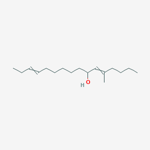 5-Methylhexadeca-5,13-dien-7-ol