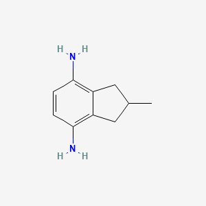 molecular formula C10H14N2 B14194613 2-Methyl-2,3-dihydro-1H-indene-4,7-diamine CAS No. 917805-31-3