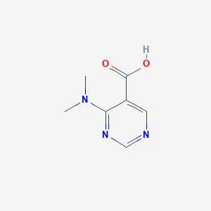 molecular formula C7H9N3O2 B1419463 4-(二甲氨基)嘧啶-5-甲酸 CAS No. 773098-81-0