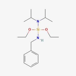 N'-Benzyl-1,1-diethoxy-N,N-di(propan-2-yl)silanediamine