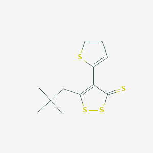 5-(2,2-Dimethylpropyl)-4-(thiophen-2-yl)-3H-1,2-dithiole-3-thione