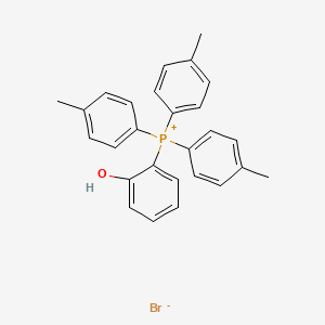 molecular formula C27H26BrOP B14194694 (2-Hydroxyphenyl)tris(4-methylphenyl)phosphanium bromide CAS No. 844468-45-7