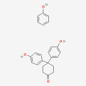 4,4-Bis(4-hydroxyphenyl)cyclohexan-1-one;phenol