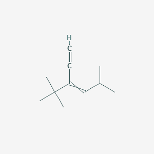 3-Tert-butyl-5-methylhex-3-en-1-yne