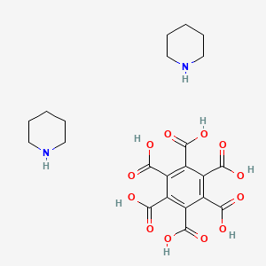 Benzene-1,2,3,4,5,6-hexacarboxylic acid;piperidine