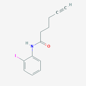 N-(2-Iodophenyl)hex-5-ynamide