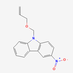 9H-Carbazole, 3-nitro-9-[(2-propenyloxy)methyl]-